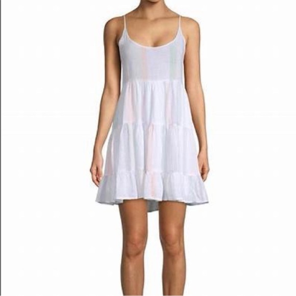 Rails Dresses & Skirts - Rails Amber Seychelles Striped
Linen Tie Back Dress Small